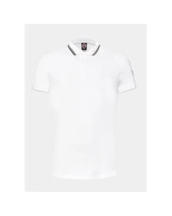 Tricou polo barbati  7659N 4SH, Bumbac, 2XL INTL, Alb