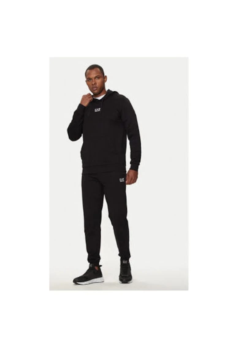 Hanorc barbati  Emporio Armani, 8NPM32 PJVRZ, Bumbac, Negru