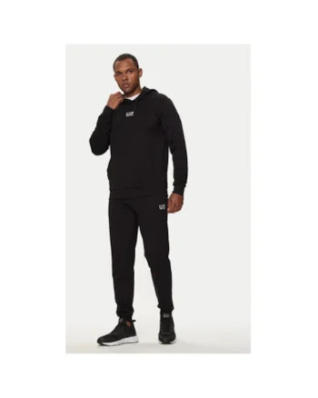 Hanorc barbati  Emporio Armani, 8NPM32 PJVRZ, Bumbac, Negru