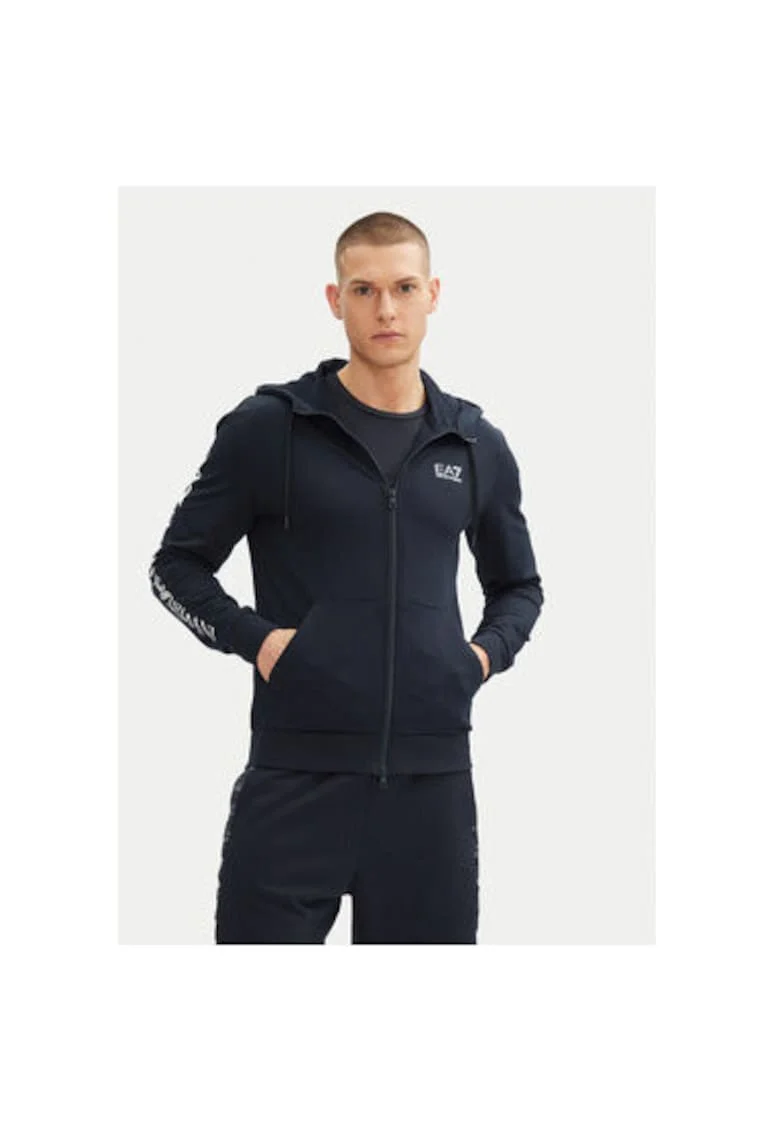 Hanorc barbati  Emporio Armani, 7M000568 AF13512, Bumbac, Bleumarin, Bleumarin