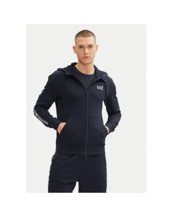 Hanorc barbati  Emporio Armani, 7M000568 AF13512, Bumbac, Bleumarin, Bleumarin
