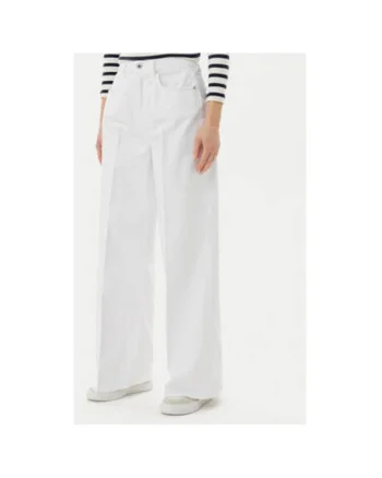 Pantaloni dama  PL204740TC5, Bumbac, Albastru, Albastru