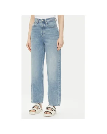 Pantaloni dama  PL204739MS6, Bumbac, Albastru, Albastru