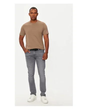 Tricou din bumbac cu logo discret,
