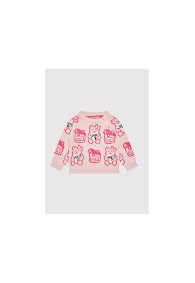 Pulover cu model din bumbac organic