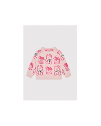 Pulover cu model din bumbac organic