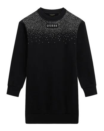 Rochie sport cu strasuri, Negru