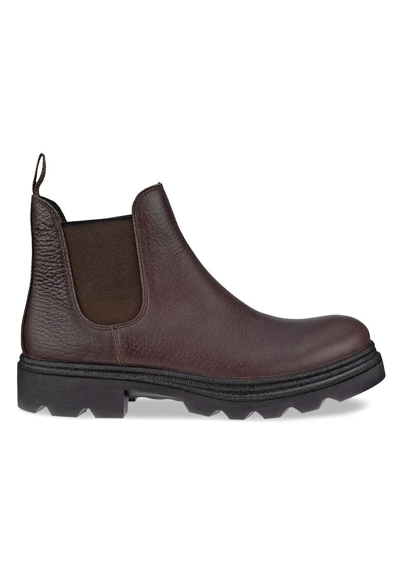 Botine cu glezna joasa barbati  21475401072, Piele naturala, Maro, Maro