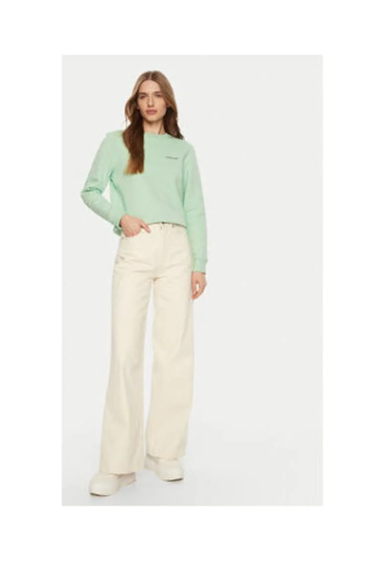 Hanorac regular fit, din bumbac, cu decolteu la baza gatului