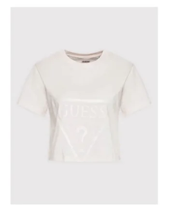 Tricou crop din bumbac cu logo