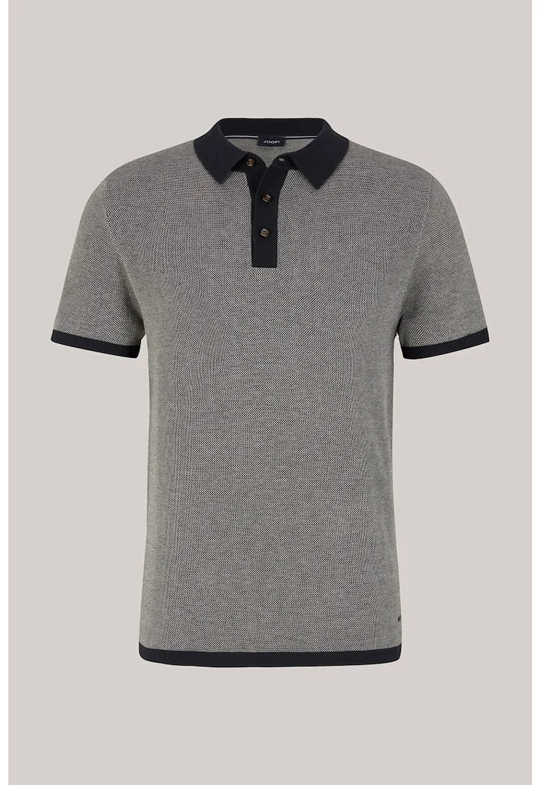 Tricou polo cu închidere prin nasturi 30044572, Albastru inchis