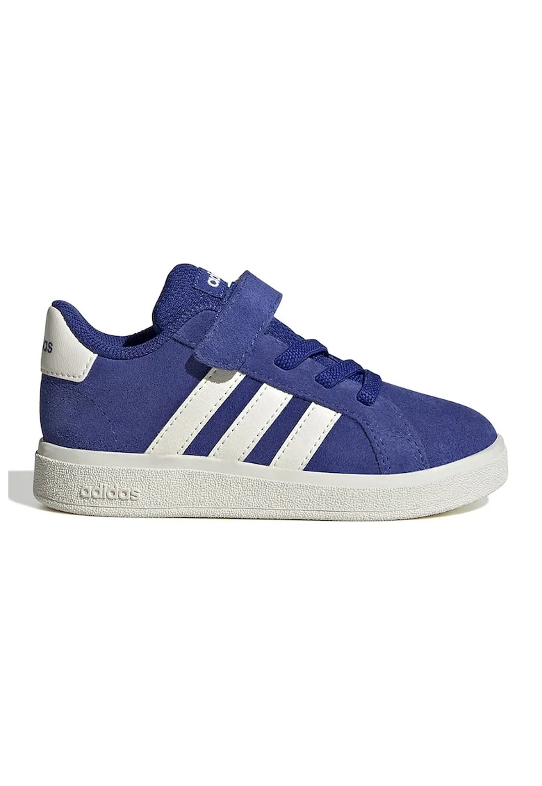 Pantofi sport Grand Court cu velcro, Violet/Alb murdar
