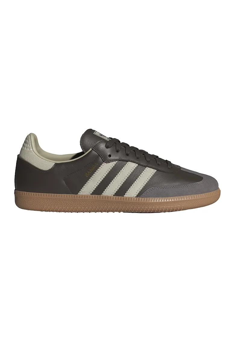 Pantofi sport din piele Samba OG, Negru stins/Bej deschis