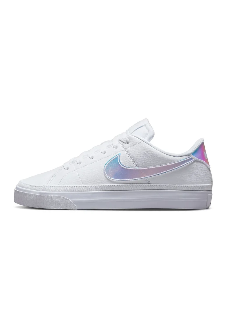 Pantofi sport de piele ecologica Court Legacy, Alb