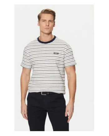 Tricou de bumbac cu model in dungi