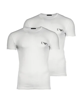 Set de tricouri slim fit - 2 piese, Alb