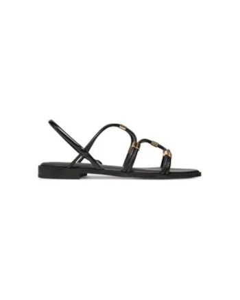 Sandale dama  13804480, Piele naturala, Negru