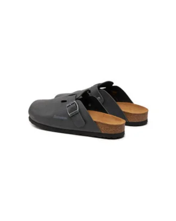 Slapi barbati Dr Brinkmann, 600212, Piele naturala, Gri