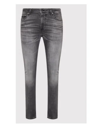 Blugi skinny cu aspect decolorat 0000300926796