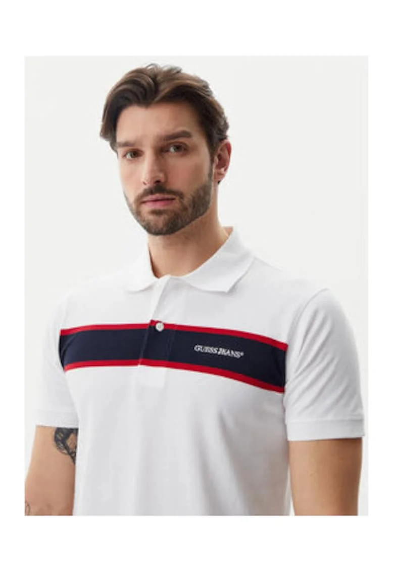 Tricou cu guler polo din bumbac