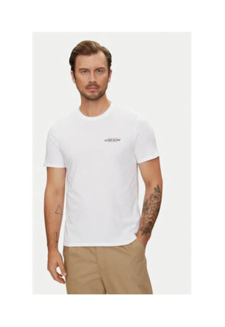 Tricou din bumbac organic cu logo discret,