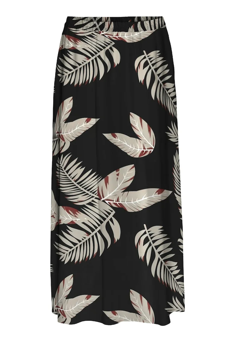 Fusta  model BLACK FIONI, 100% viscoza, negru