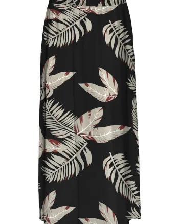 Fusta  model BLACK FIONI, 100% viscoza, negru