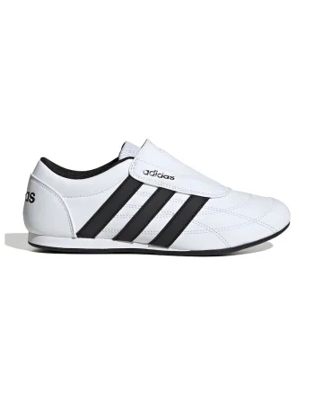 Pantofi sport din piele ecologica Tekwen, Negru/Alb optic