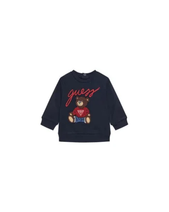 Bluza de trening cu aplicatie urs brodata