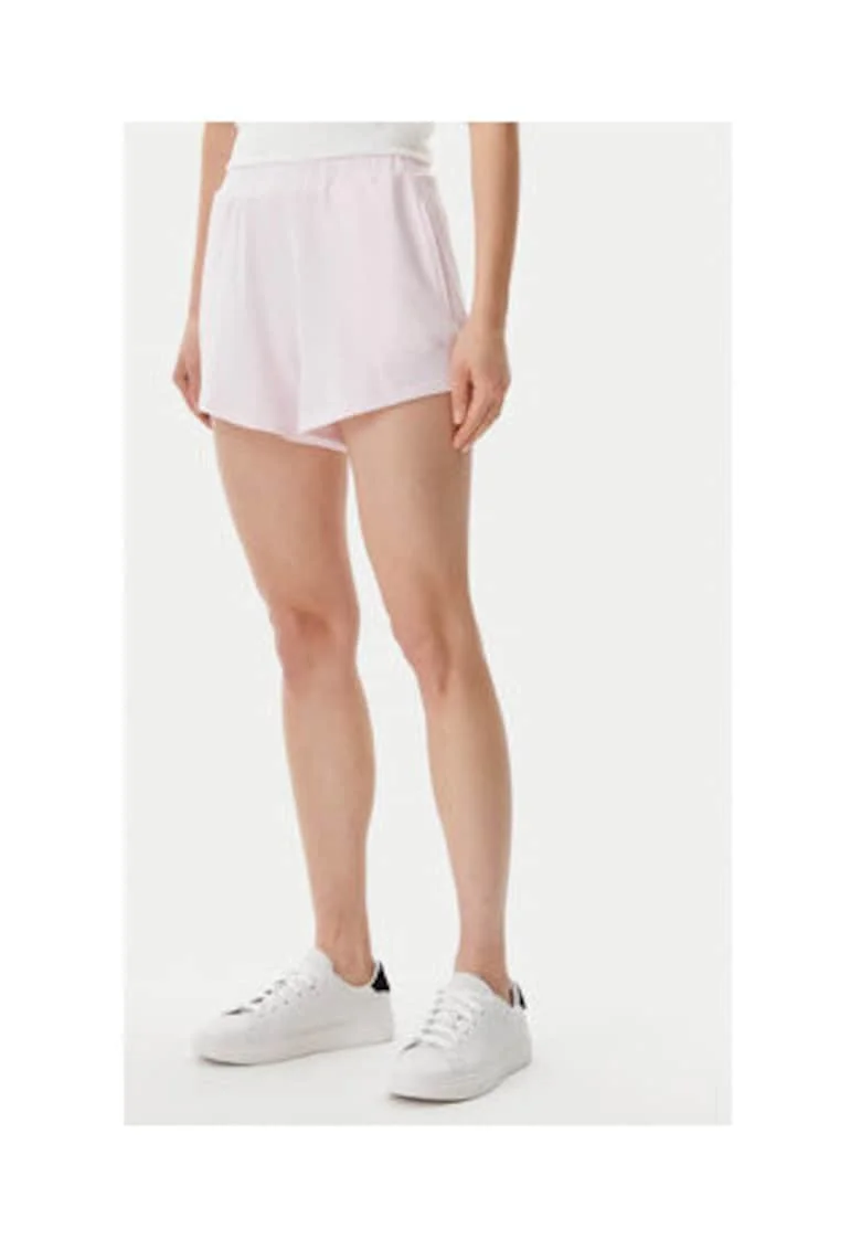 Pantaloni scurti cu buzunare laterale si detaliu logo