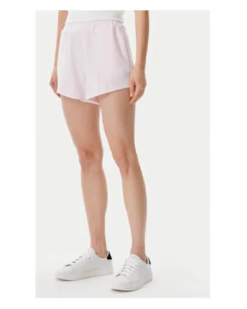 Pantaloni scurti cu buzunare laterale si detaliu logo