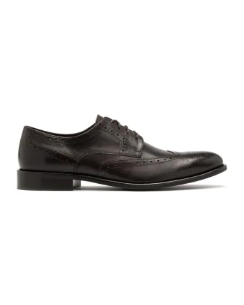 Pantofi de piele, Maro inchis
