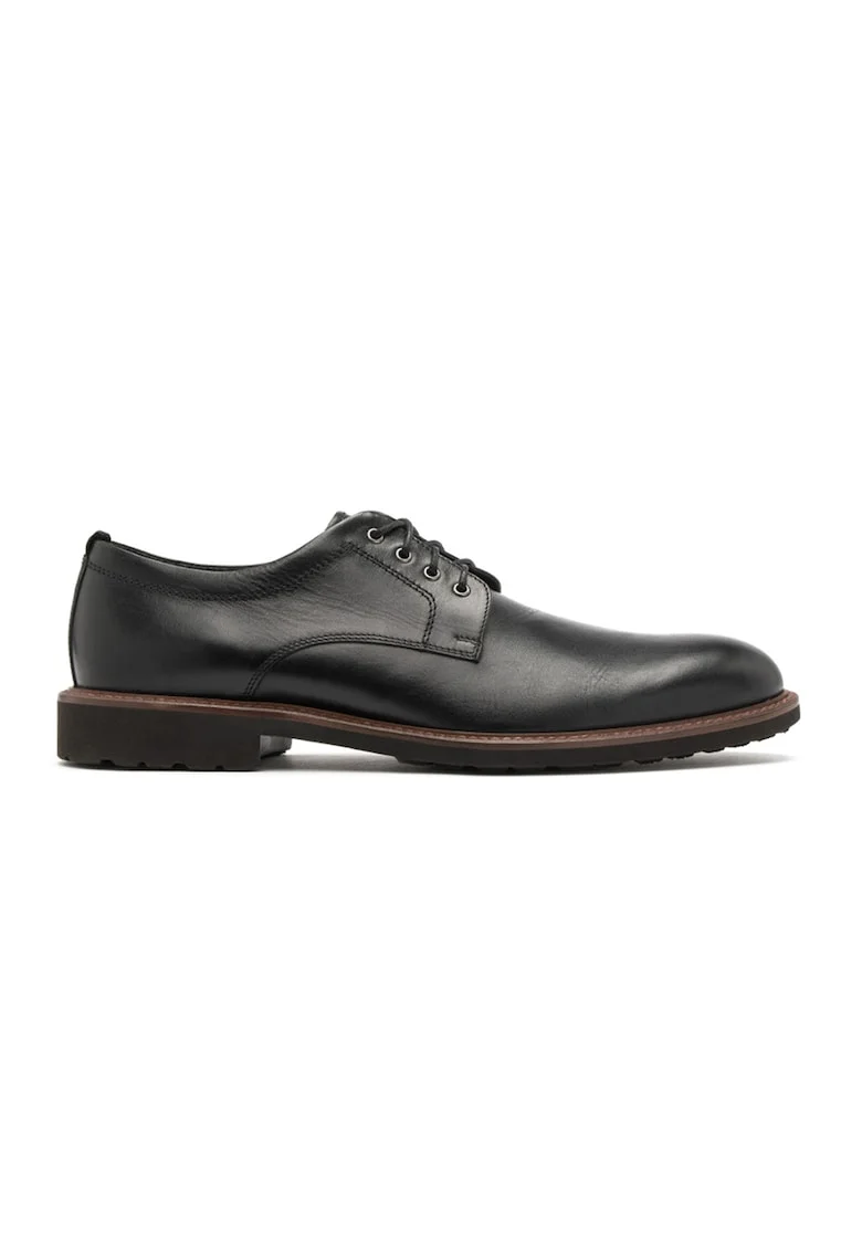 Pantofi derby de piele, Negru