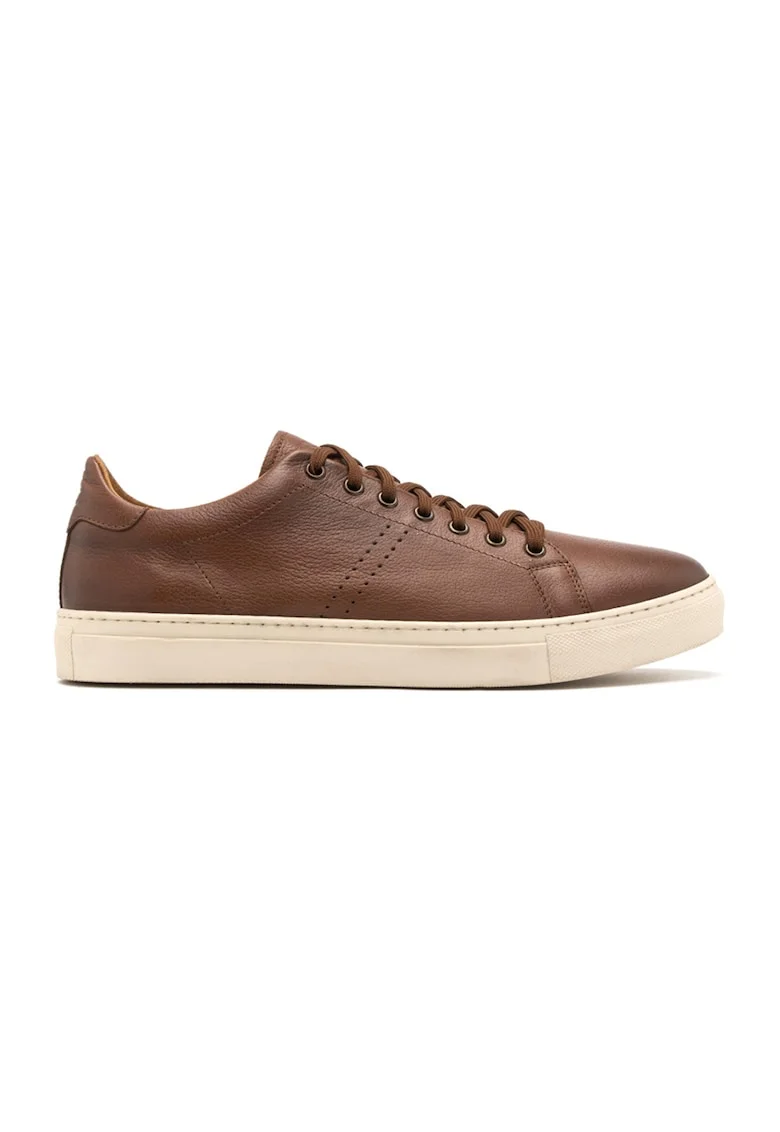 Pantofi sport de piele Daniel, Maro scortisoara