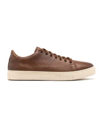Pantofi sport de piele Daniel, Maro scortisoara