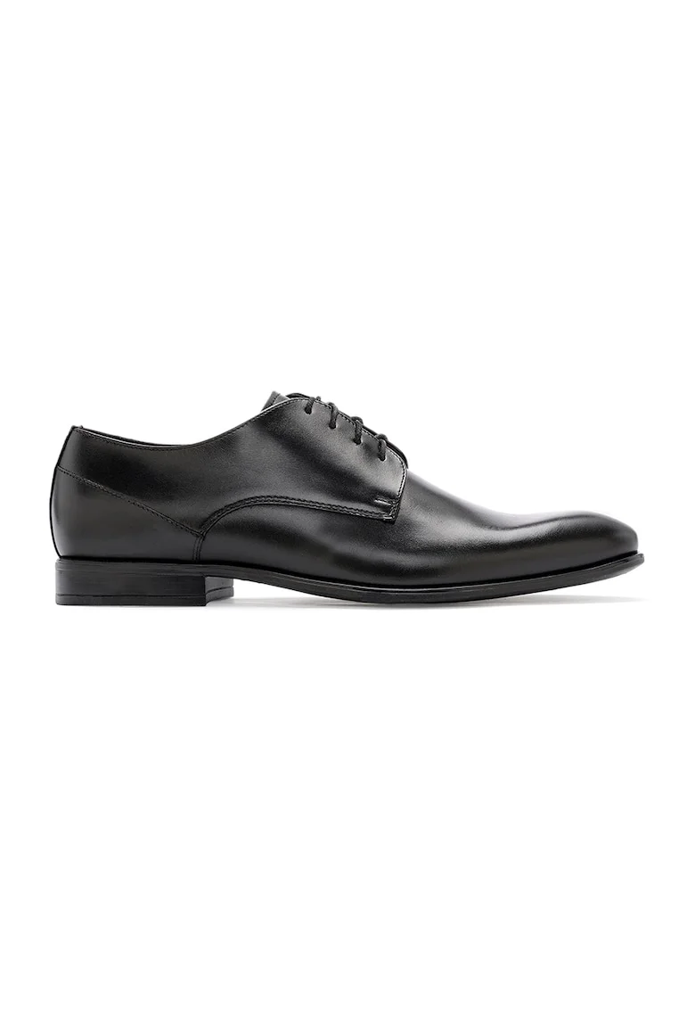 Pantofi derby de piele Walter, Negru