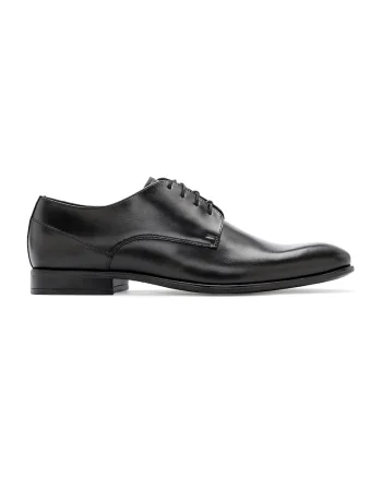Pantofi derby de piele Walter, Negru