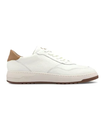Pantofi sport de piele Nora, Alb fildes