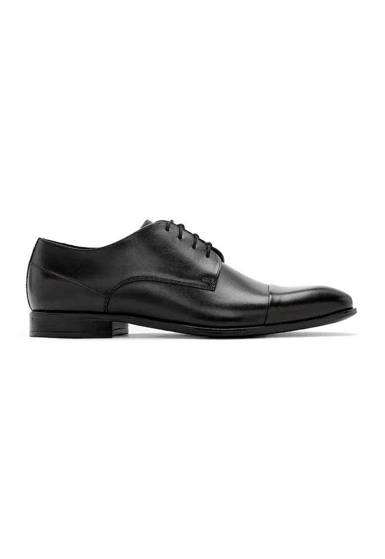 Pantofi derby de piele Walter, Negru
