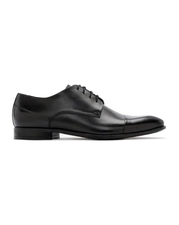 Pantofi derby de piele Walter, Negru