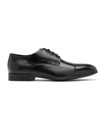 Pantofi derby de piele Matthew, Negru