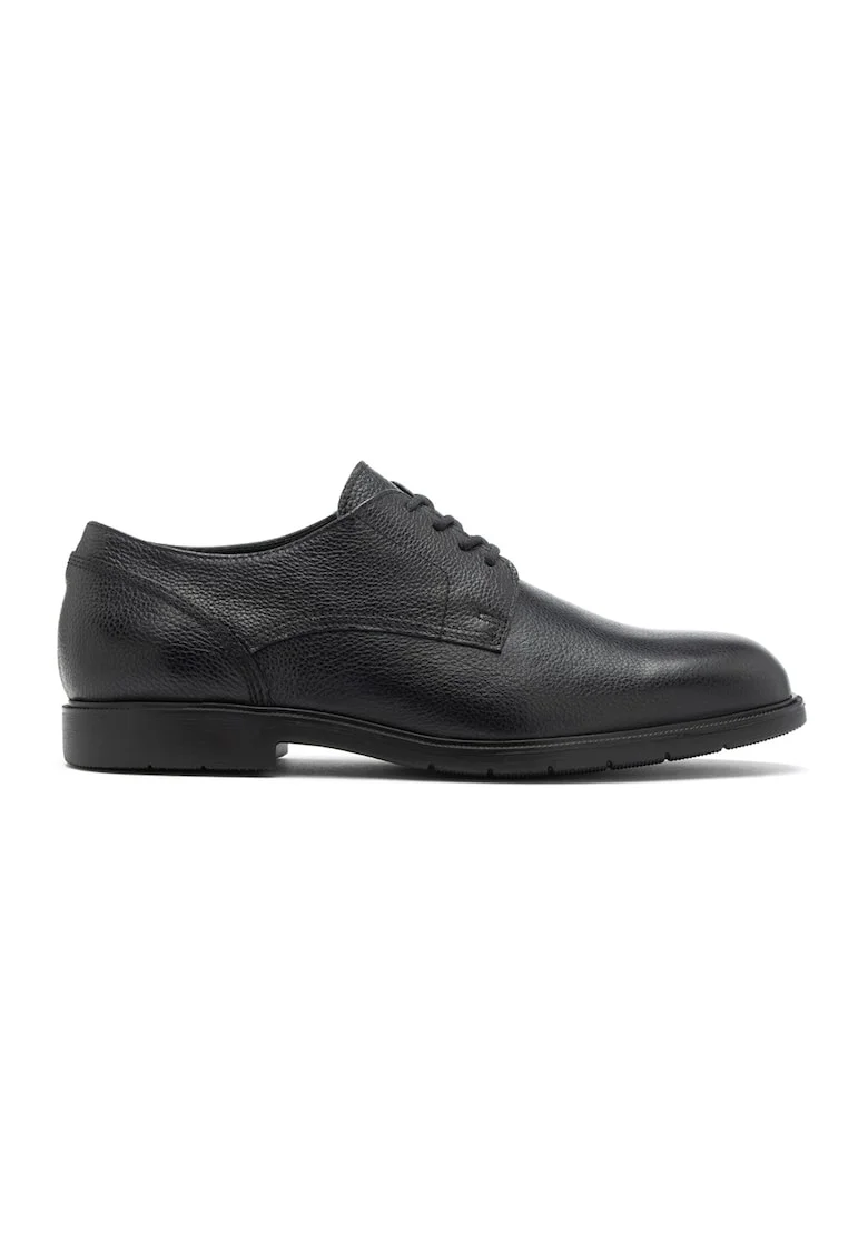 Pantofi derby de piele Santiago, Negru