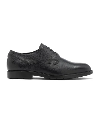 Pantofi derby de piele Santiago, Negru