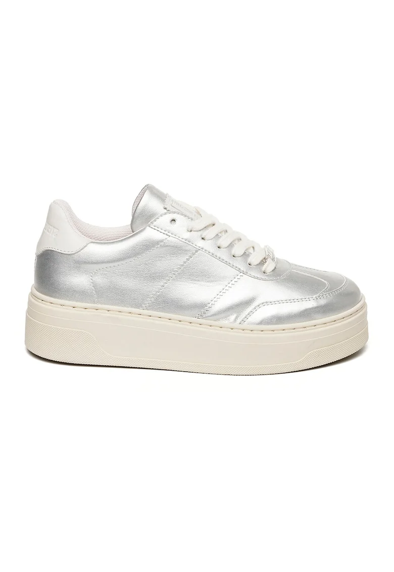 Pantofi sport Moxy low-cut cu platforma, Argintiu