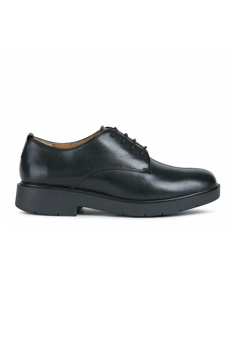 Pantofi Derby de piele, Negru