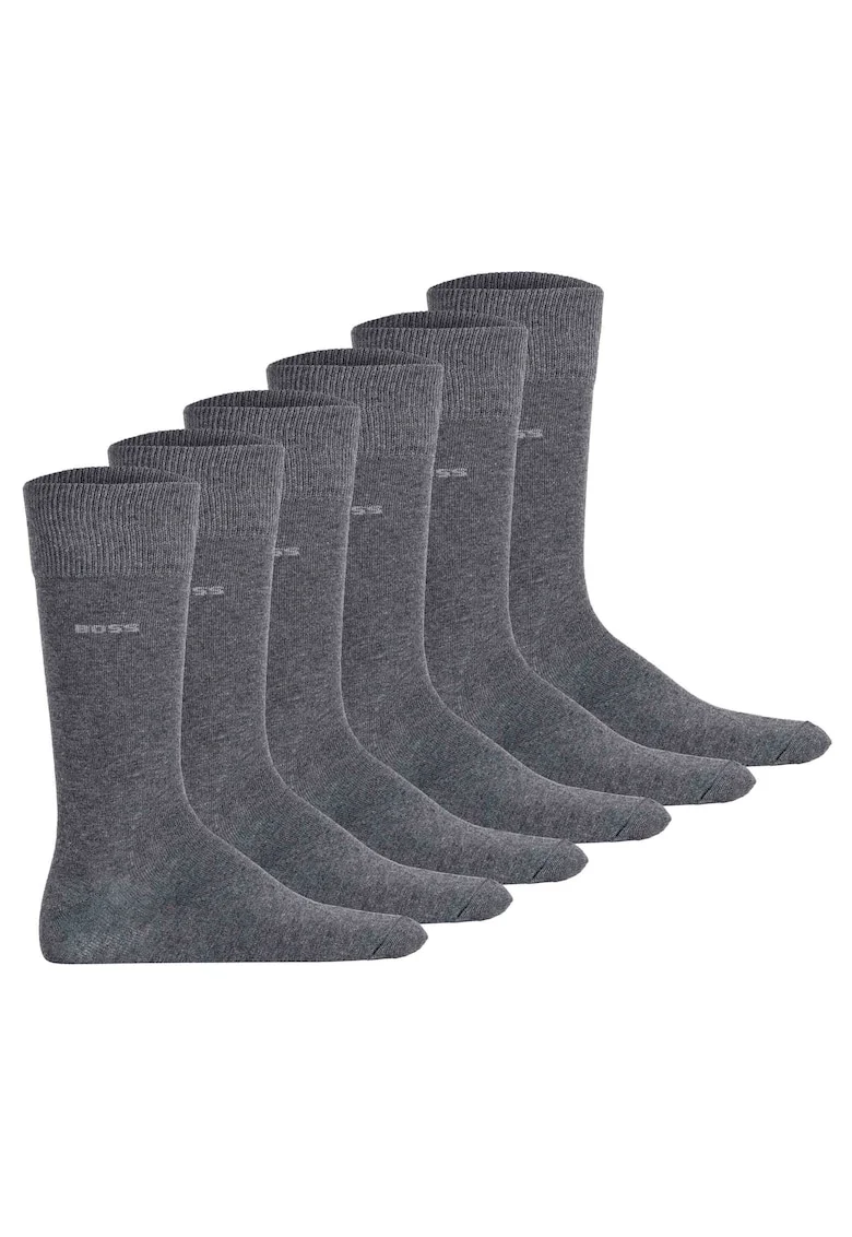 Set de sosete lungi - 6 perechi 13739, Gri