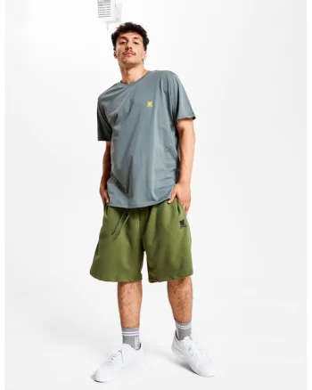 Bermude unisex cu logo, Verde masliniu