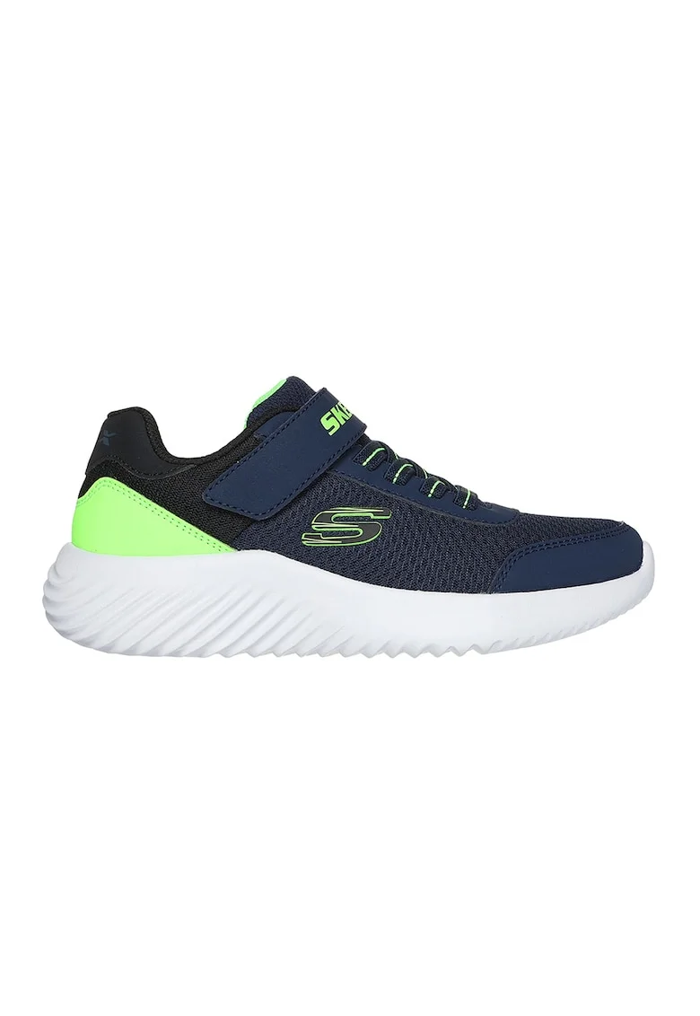 Pantofi sport cu velcro Bounder - Trekzic, Verde lime/Bleumarin