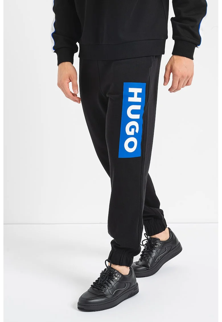 Pantaloni de trening relaxed fit Nuram, Negru
