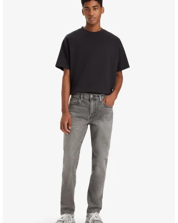 Blugi regular fit cu croiala conica si talie medie 502, Gri